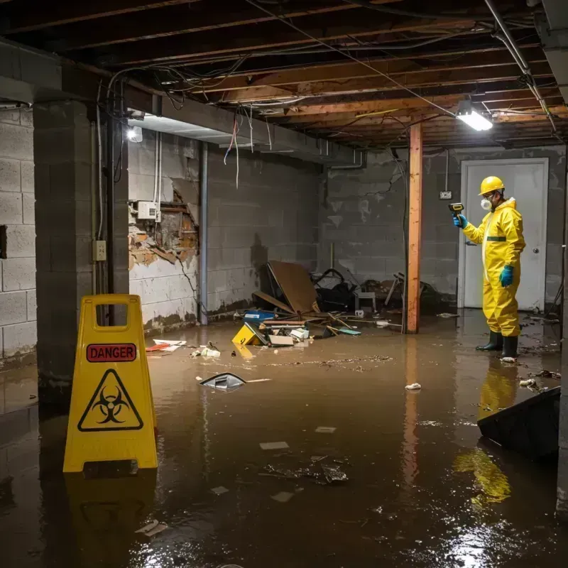 Flooded Basement Electrical Hazard in Hennepin County, MN Property